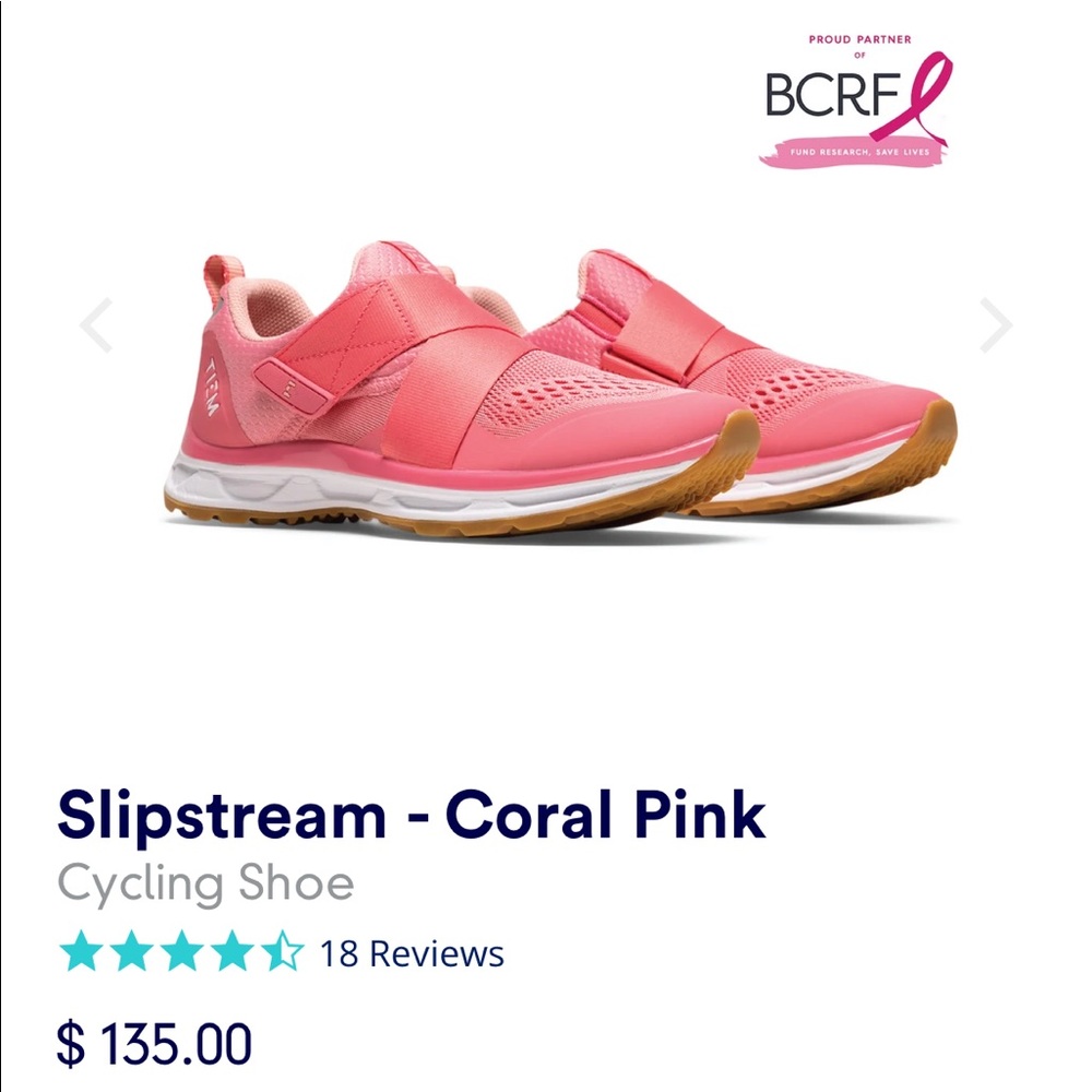 Coral Pink Tiem Cycling Shoes